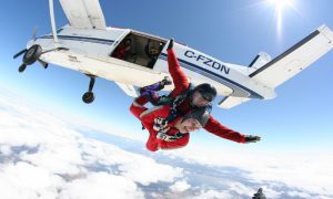 Olahraga Ekstrem Skydiving